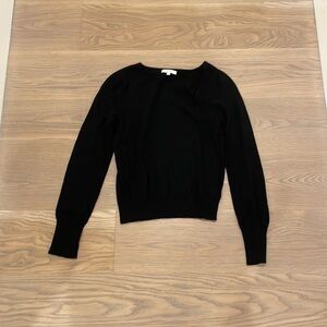 Z Supply asymmetrical black sweater